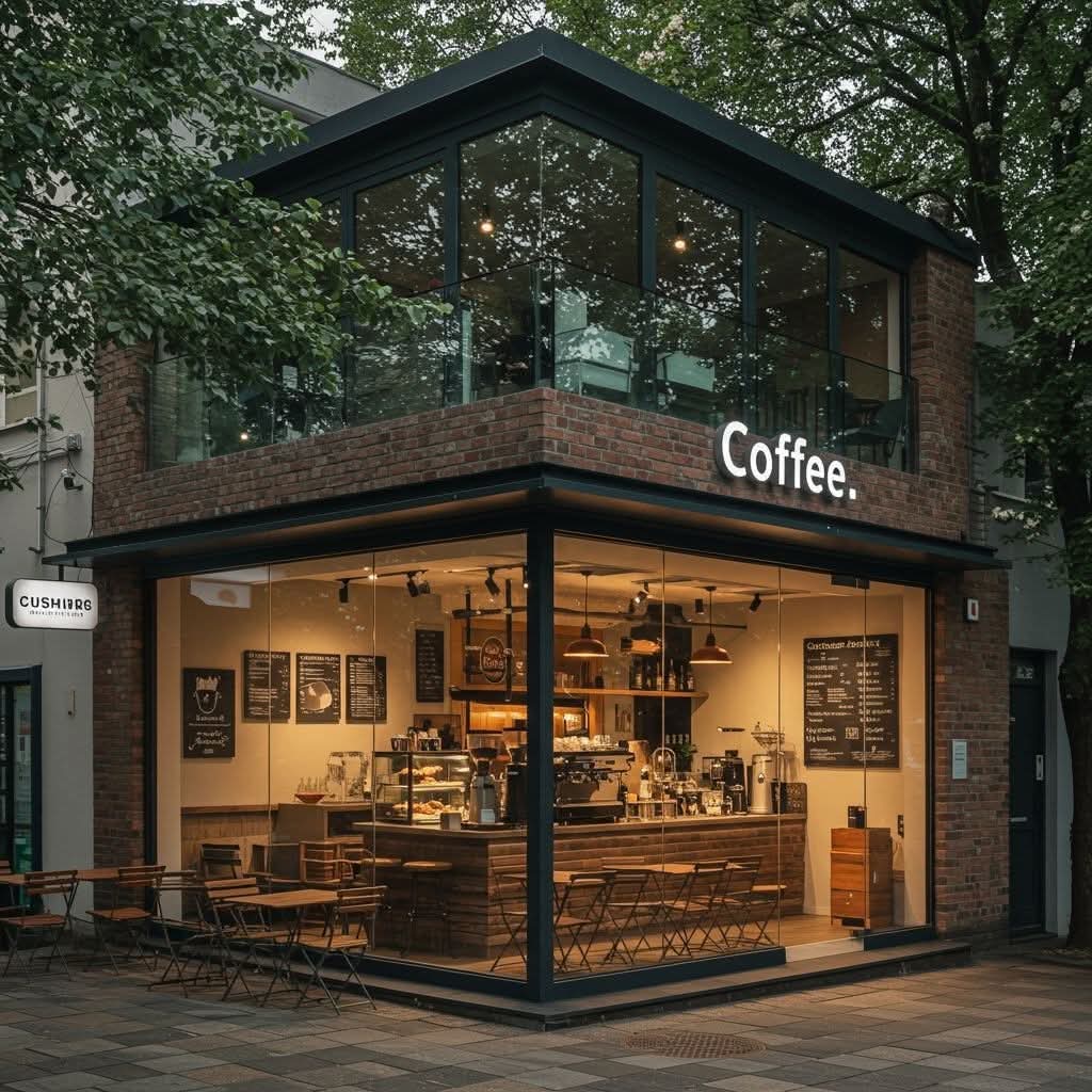 Imagine owning a coffee shop like this.