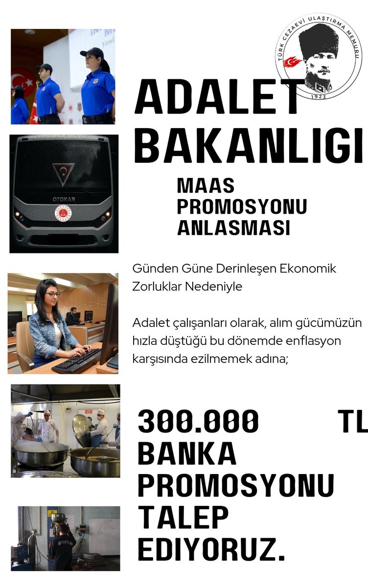 🇹🇷🇹🇷🇹🇷
✍️ Vakıfbank Hakkımızı yeme , Gel Hata yapma , 215 bin Personeli Karşına Alma ... !! 👮‍♂️ 
<a href="/ctekurumsal/">Ceza ve Tevkifevleri Genel Müdürlüğü</a>

#VakıfbankAdaletliOl