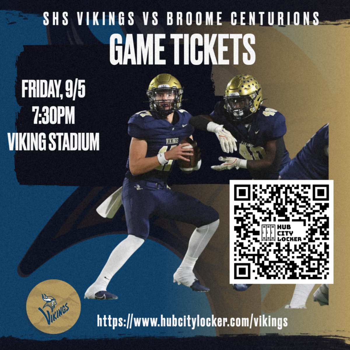 Get your tickets early for tonight's game!
Come out &amp; support your Vikings!
