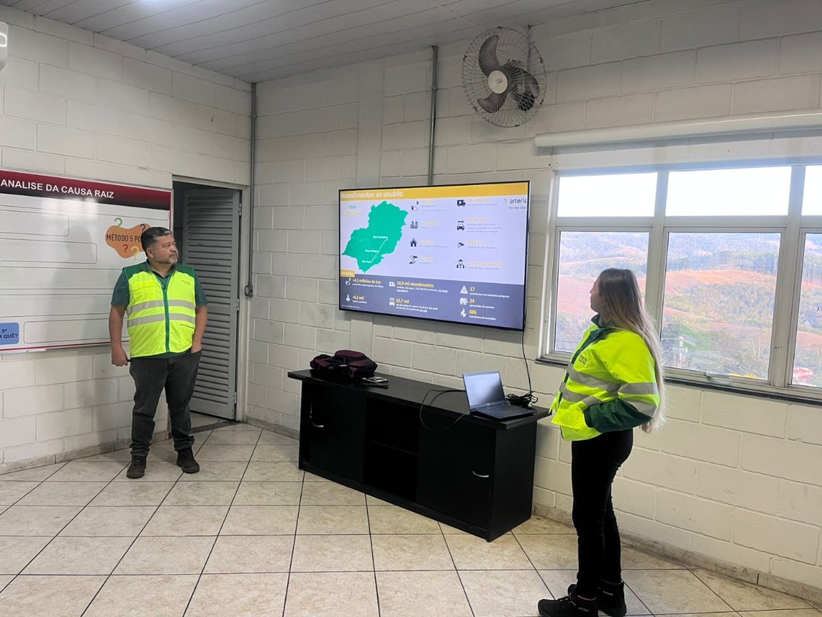 Com objetivo de orientar colaboradores de empresas localizadas às margens da BR-381, a Arteris Fernão Dias realizou a ação "Viva Seguro" no sul de Minas. No total, 95 colaboradores receberam informações sobre segurança viária. 

▶️Veja: arteris.com.br/fique-por-dent…

#ArterisFaz