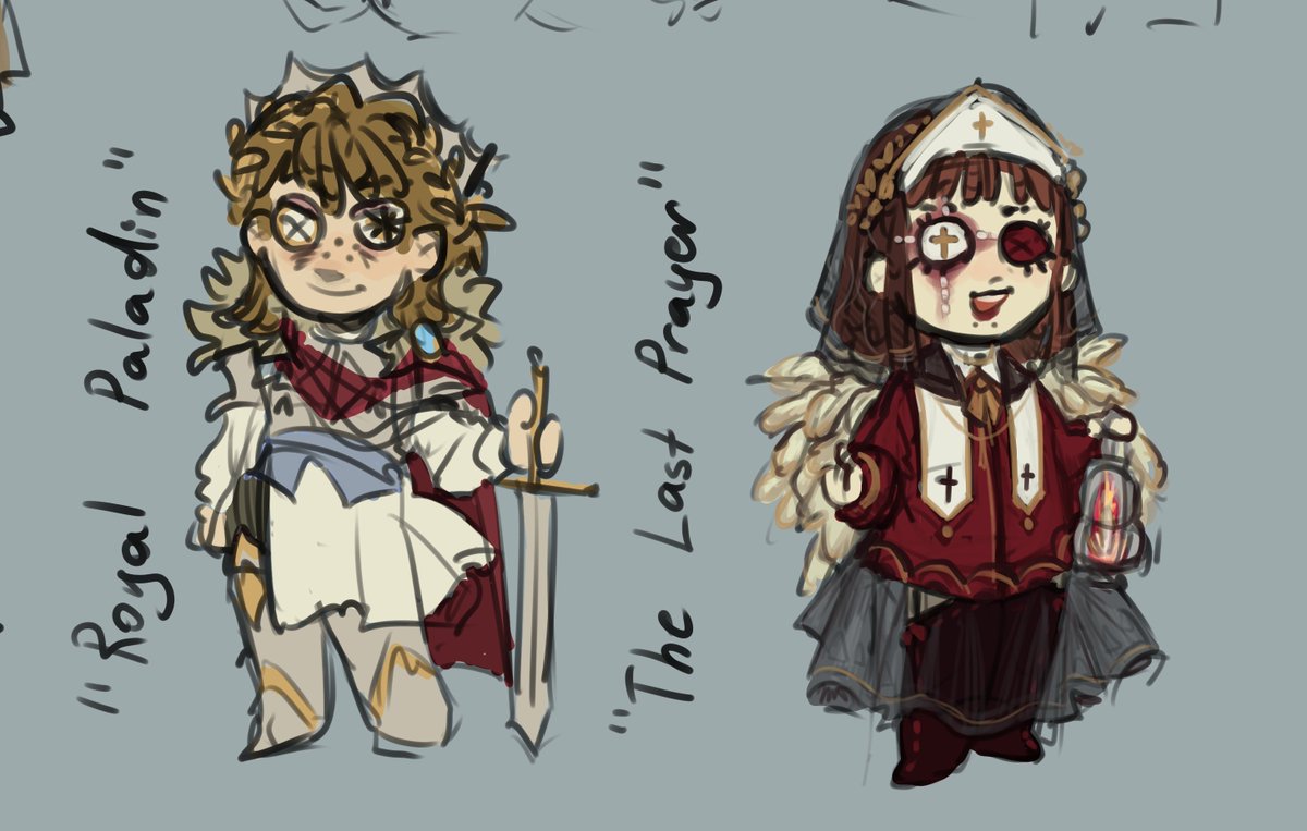 Me and my friend if we were in idv and had s tiers (im the one with the sword)