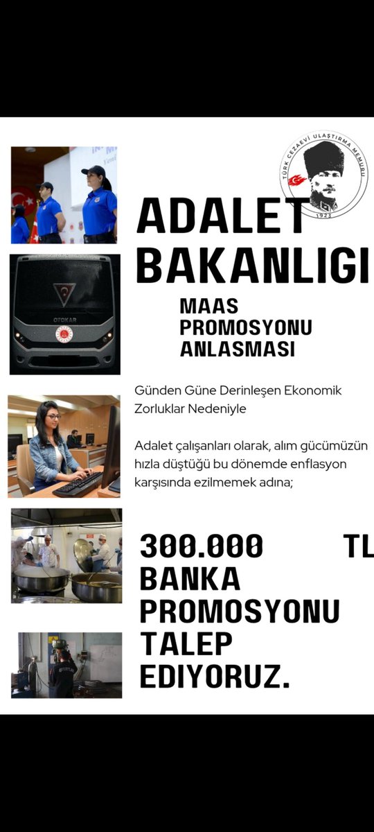 #VakıfbankAdaletliOl
Enflasyonun tavan yaptığı, hayat pahalılığının arttığı bir dönemde 90 bin TL promosyon teklifini kabul etmek mümkün değil! 💼 Bizim emeğimiz, alın terimiz bu rakamdan çok daha değerli! ⚖️