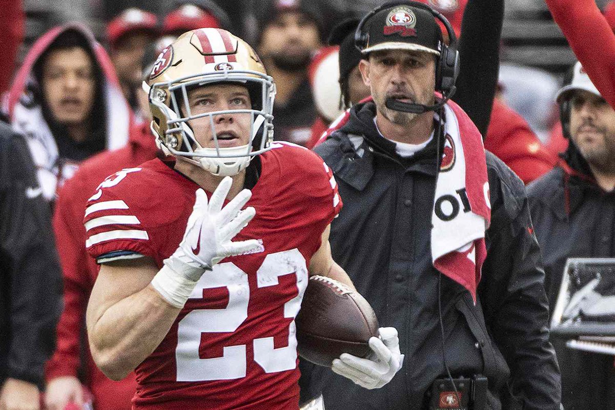 95.7 The Game (@957thegame) on Twitter photo "If you take Christian McCaffrey off this team, are you telling me Kyle Shanahan has the license to go 6-11? I don't think so. If McCaffrey isn't around they still need to challenge for the division."
- <a href="/Steinmetzsports/">Matt Steinmetz</a> via <a href="/SteinyGuru957/">Steiny & Guru</a>.
๐ง go.audacy.com/yU0JvJD7pWb "If you take Christian McCaffrey off this team, are you telling me Kyle Shanahan has the license to go 6-11? I don't think so. If McCaffrey isn't around they still need to challenge for the division."
- <a href="/Steinmetzsports/">Matt Steinmetz</a> via <a href="/SteinyGuru957/">Steiny & Guru</a>.
๐ง go.audacy.com/yU0JvJD7pWb