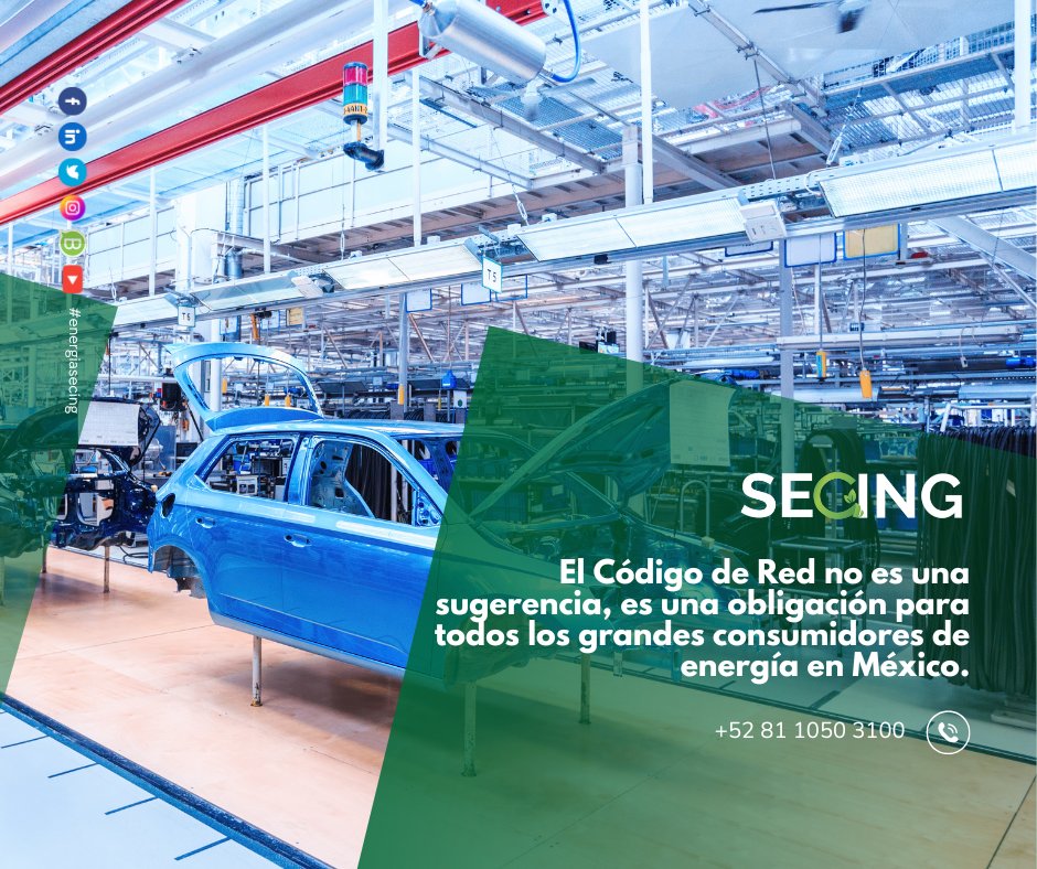 energiasecing's tweet photo. ¿Sabías que el Código de Red 2.0 (RES/550/2021) ya está vigente? Fue publicado el 31 de diciembre de 2021 por la Comisión Reguladora de Energía, y trae consigo criterios clave para elevar la eficiencia del Sistema Eléctrico Nacional
#CodigoDeRed #EnergiaSecing https://t.co/Lg3p9GvqEA