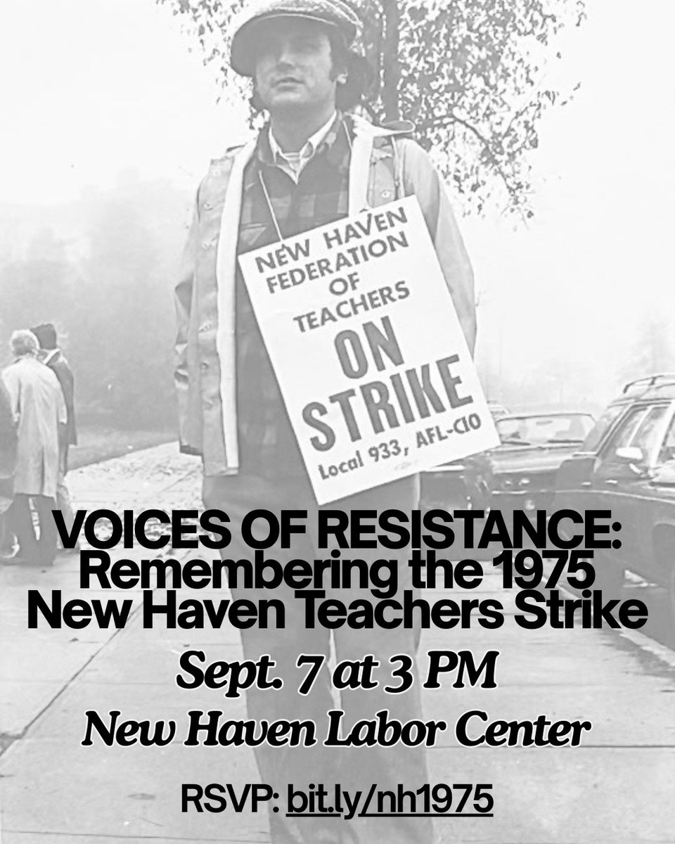 Fifty years ago, teachers in New Haven went on strike for better pay, smaller class sizes and improved working conditions.

Hear from the teachers that went out on that historic strike this Sunday in New Haven and learn what lessons we can draw from it today.