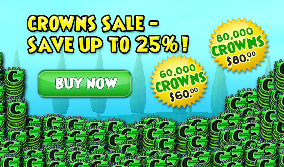 Wizard101's tweet image. Crown yourself. 👑

Now through 9/8, save up to 25% OFF Crowns! You can get 60,000 Crowns for $60 and 80,000 Crowns for $80. Take advantage of this deal while you can! wizard101.com/game/crowns #Wizard101