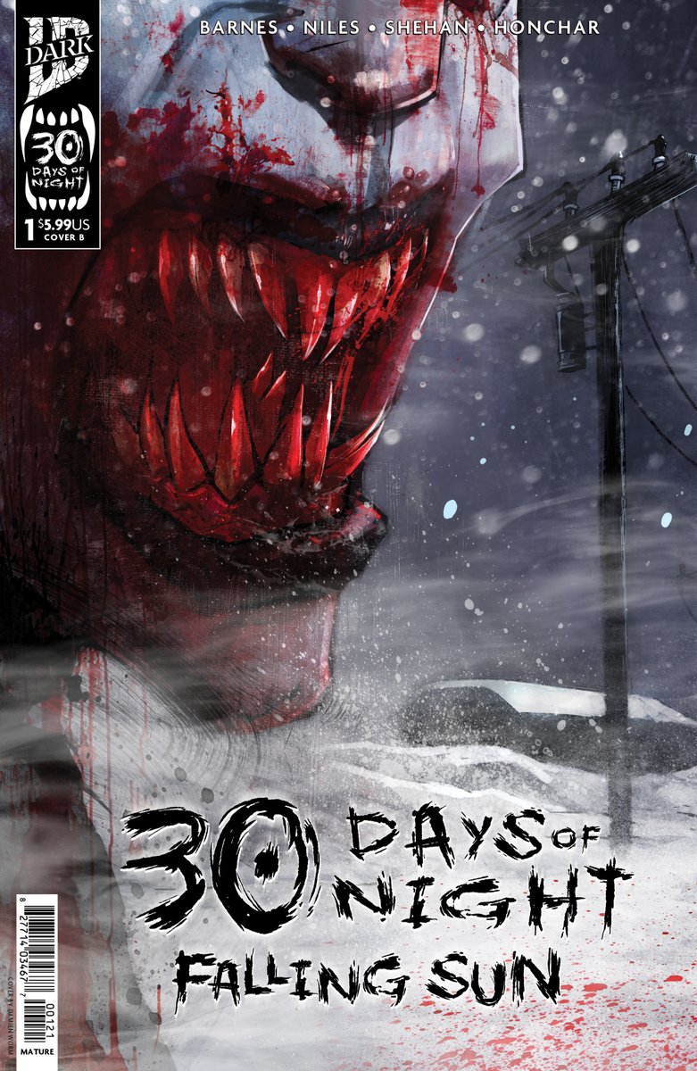 30 DAYS OF NIGHT is back, and MONDAY is your last chance to pre-order the first issue from co-creator Steve Niles (story consulting), writer <a href="/TheRodneyBarnes/">Rodney Barnes</a> &amp; artist <a href="/ChrisShehanArt/">Chris Shehan 🏳️‍🌈 ✨</a>!

Check out the first ten pages of the debut issue, only on <a href="/BDisgusting/">Bloody Disgusting</a>: bloody-disgusting.com/exclusives/389…