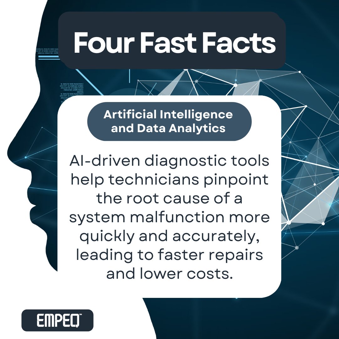 🤖 This week’s Fast Facts dives into how artificial intelligence (AI) is revolutionizing building management. 

Want the full facts? Subscribe 📧 empeq.co/newsletter-sig…