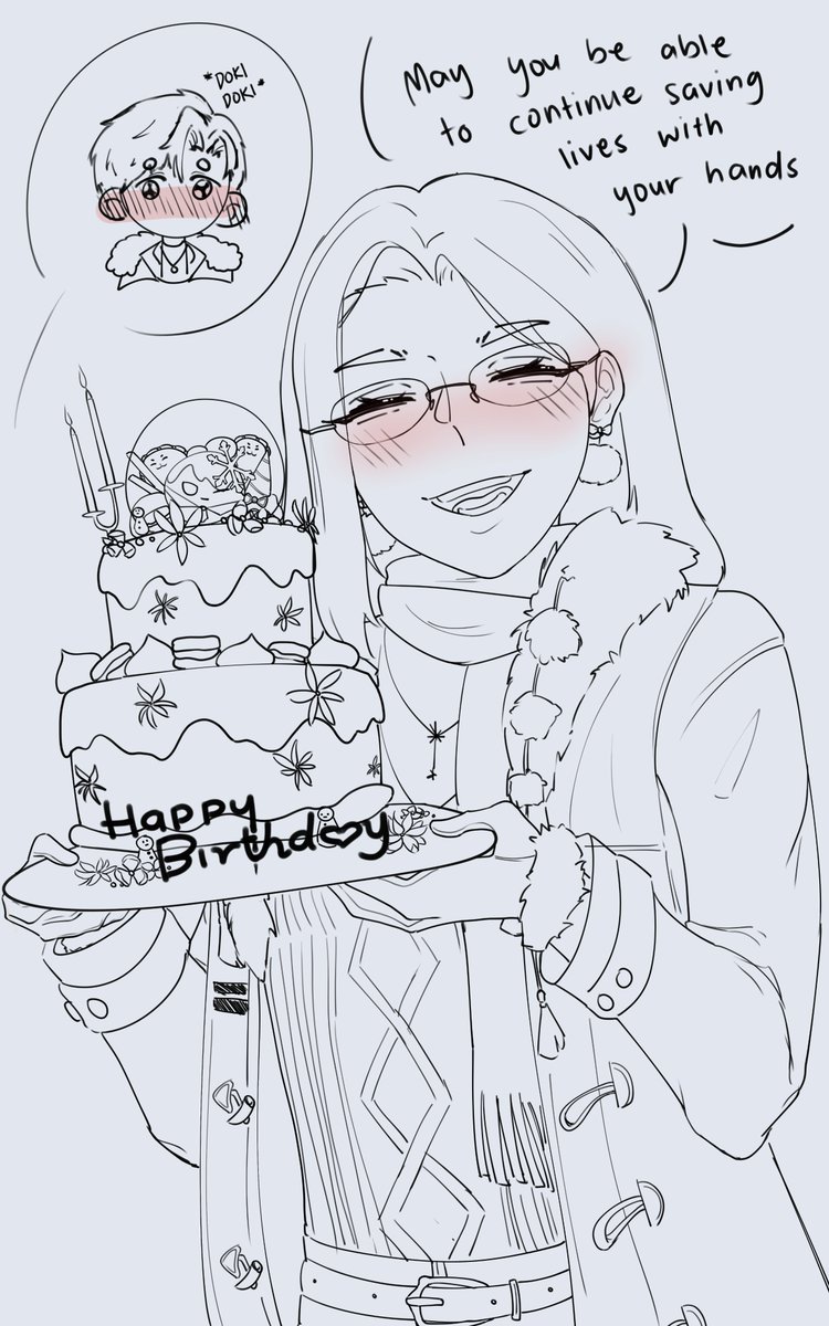 how i hc my mc giving the cake