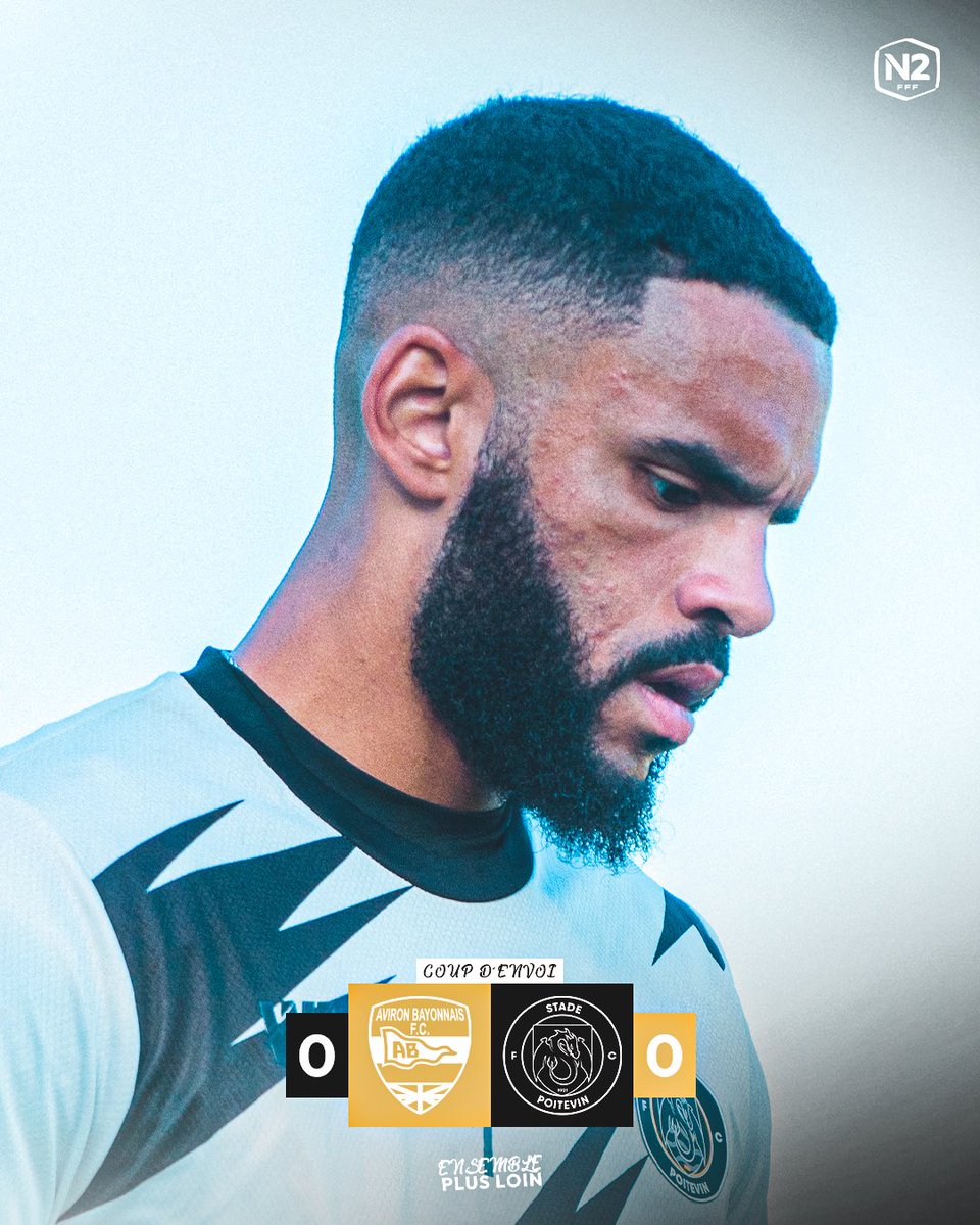 [#N2] 𝗖'𝗘𝗦𝗧 𝗣𝗔𝗥𝗧𝗜

Le coup d’envoi est donné au Stade Didier Deschamps ! Allez les Dragons 👊

#StadePoitevin #National2 #EnsemblePlusLoin 🐉