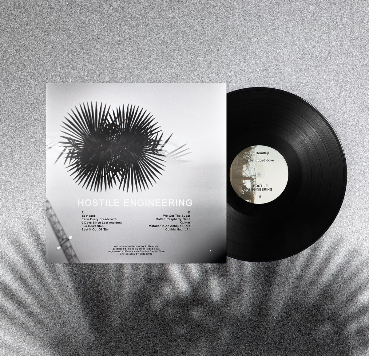 🚨 New Album

🎨 Lt Headtrip &amp; steel tipped dove

💿 Hostile Engineering

🗓️ Sept. 23

Pre-order available now, grab it for BANDCAMP FRIDAY where all the profits go direct to artists