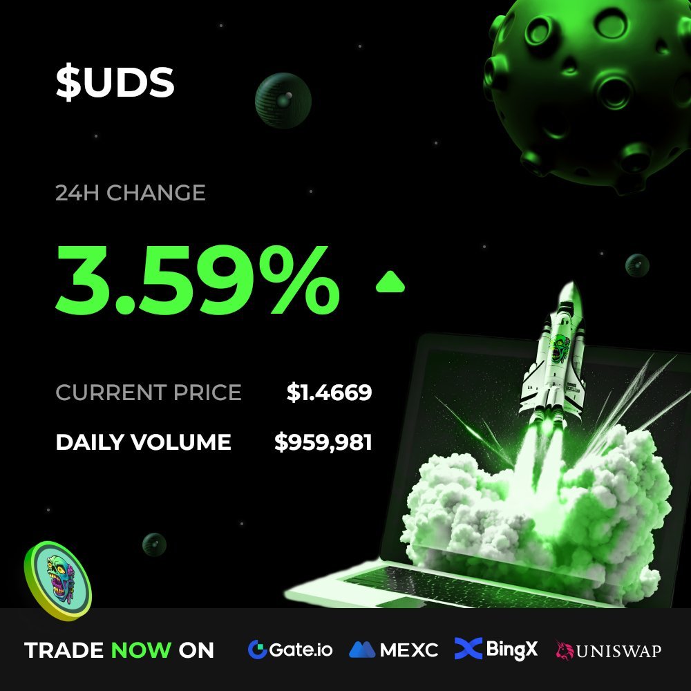 Week after week <a href="/Undeadscom/">Undeads Games</a> $uds show wild numbers. 
Their #PlayToEarn not adjusted down even price increased. So solid wins.
Their NFTs very cheap compared to the 2.5m $UDS airdrop 2 more years.
Maybe look 👀