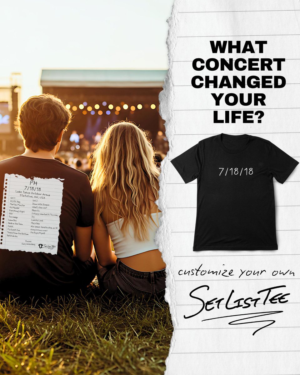 Your concert history deserves more than a camera roll! Whether you're collecting memories from this year's tour or repping a show that changed everything, there's a tee for that. Create yours now and keep the feeling with you forever! 🎶