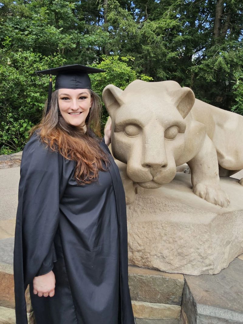 Penn State World Campus (@psuworldcampus) on Twitter photo Shout-out to Lydia B., who earned her #PennStateOnlineMBA through #PennStateWorldCampus! 🎓
Congratulations, Lydia! We are so proud of you and can't wait to see what you accomplish next. 💙
To learn more, check out <a href="/SmealPGP/">Penn State Smeal Professional Graduate Programs</a> and bit.ly/45HIEA9 Shout-out to Lydia B., who earned her #PennStateOnlineMBA through #PennStateWorldCampus! 🎓
Congratulations, Lydia! We are so proud of you and can't wait to see what you accomplish next. 💙
To learn more, check out <a href="/SmealPGP/">Penn State Smeal Professional Graduate Programs</a> and bit.ly/45HIEA9