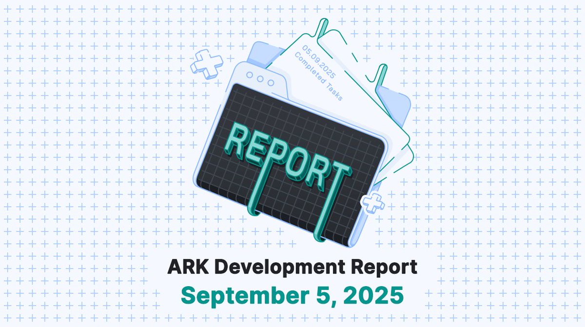 ArkEcosystem's tweet image. Welcome to September!

It's time for our Weekly Development Report:
arkscic.com/blog/ark-devel…