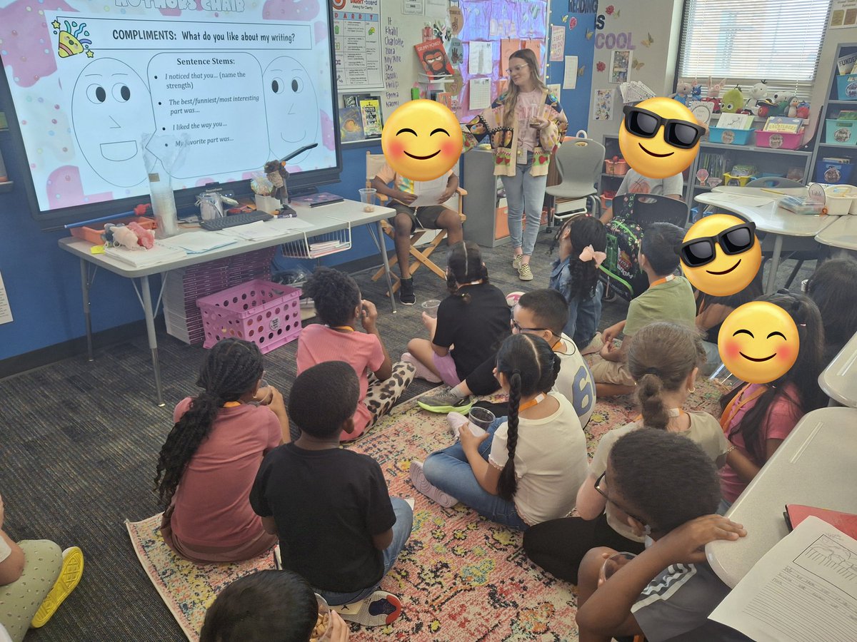 Our broncos wrapped up their first unit in writing today. They had so much fun celebrating all their hard work as they shared their writing! <a href="/BrosnahanES/">Brosnahan Elementary</a> <a href="/CyFairISD/">Cypress-Fairbanks ISD</a> #BroncoTough #ChooseCFISD