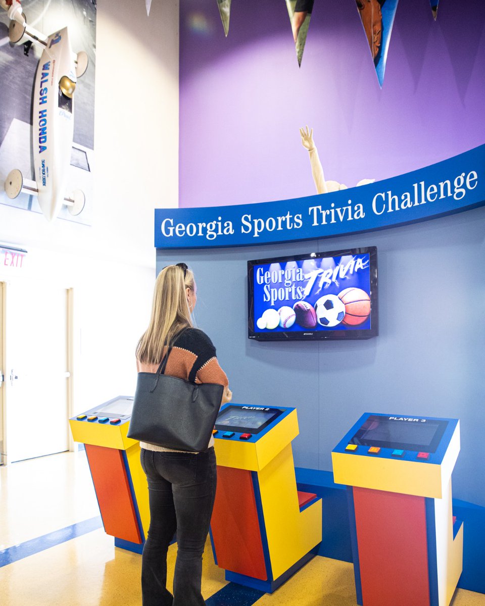See, touch, and play your way through the Hall with our hands-on exhibits. Experience Georgia sports history like never before. #GSHF