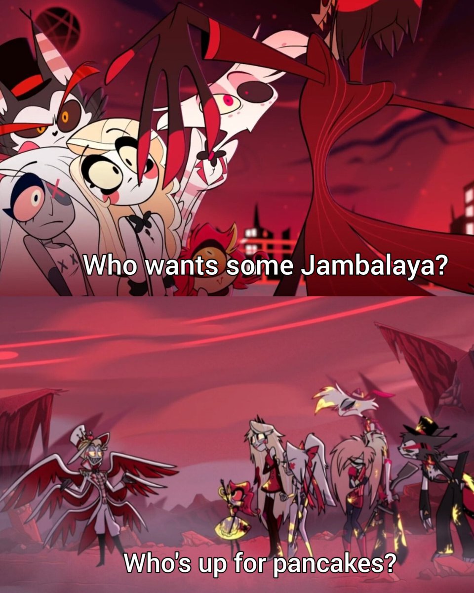 Still my favorite silly parallel between these 2
#radioapple #appleradio #HazbinHotelAlastor #HazbinHotelLucifer