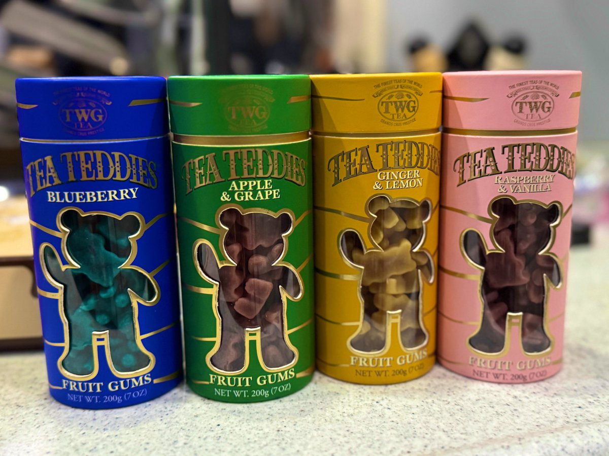 TWG TEA TEDDIES ティーテディ ベア型グミ 3種セット TWG TEA TEDDIES