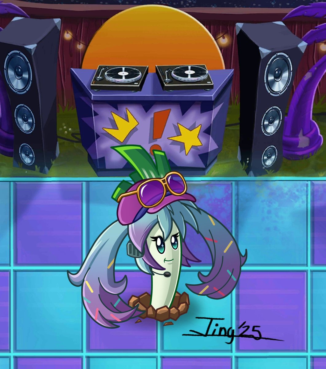 j1ng_shengeling's tweet image. What is Miku doing in my PvZ 2 ?!
#pvz #pvz2 #pvzfanart