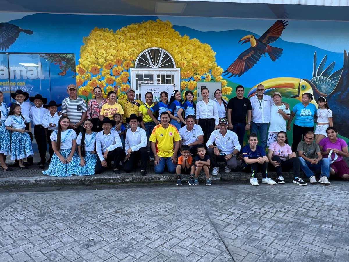 Rafaela Gobernadora (@rafaelacortesz) on Twitter photo Ayer justamente en Guamal y con el acompañamiento de 30 jóvenes y representantes de la población con discapacidad del municipio, el Instituto de Cultura y Turismo del Meta <a href="/turismo_meta/">Turismo del Meta</a> <a href="/GobMeta/">Gobernación del Meta</a> pintó este maravilloso mural. ¿Qué opinan, se animan a tomarse una foto junto a él? Ayer justamente en Guamal y con el acompañamiento de 30 jóvenes y representantes de la población con discapacidad del municipio, el Instituto de Cultura y Turismo del Meta <a href="/turismo_meta/">Turismo del Meta</a> <a href="/GobMeta/">Gobernación del Meta</a> pintó este maravilloso mural. ¿Qué opinan, se animan a tomarse una foto junto a él?