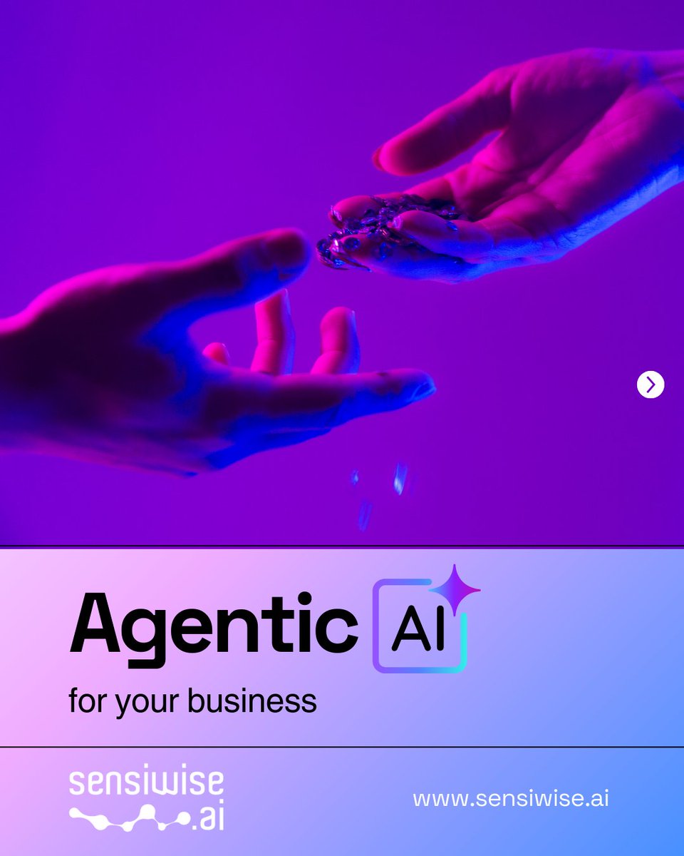 AI has long been an assistant, but we are entering the era of Agentic AI. 
These systems can reason, plan and act towards goals. 
The leap brings power and risk: progress must come with trust, governance and ethics. Agentic AI is not just intelligence, it is accountability.

#AI