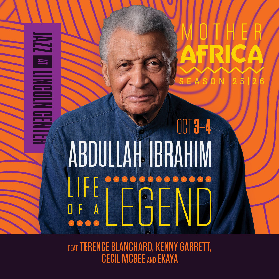 Terence Blanchard (@t_blanchard) on Twitter photo I am really honored to be have been invited to perform with Abdullah Ibrahim in honor of his 91st birthday at Jazz at Lincoln Center on October 3  &  4 at 7:30 pm. I will be performing with Kenny Garrett, Cecil McBee- Bass and Ekaya.  Cape Town-born pianist and composer Abdullah I am really honored to be have been invited to perform with Abdullah Ibrahim in honor of his 91st birthday at Jazz at Lincoln Center on October 3  &  4 at 7:30 pm. I will be performing with Kenny Garrett, Cecil McBee- Bass and Ekaya.  Cape Town-born pianist and composer Abdullah