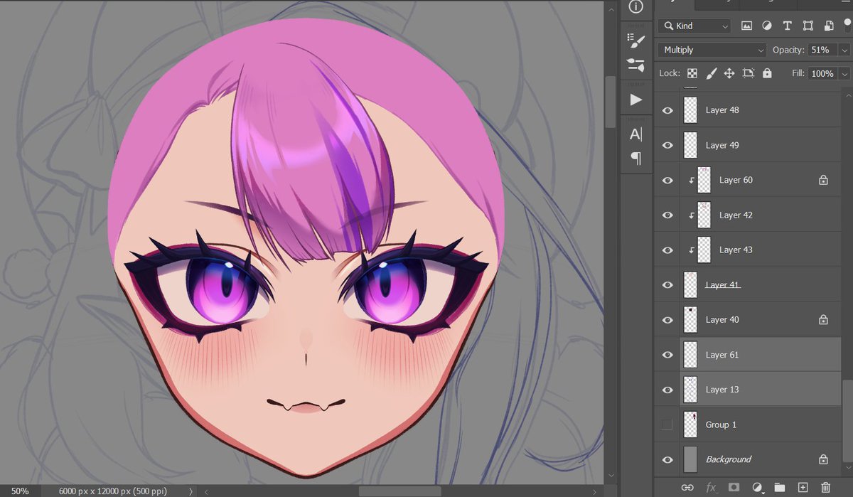 Maybe one day itll be a comm #live2dwip #ironmouseart #fanart