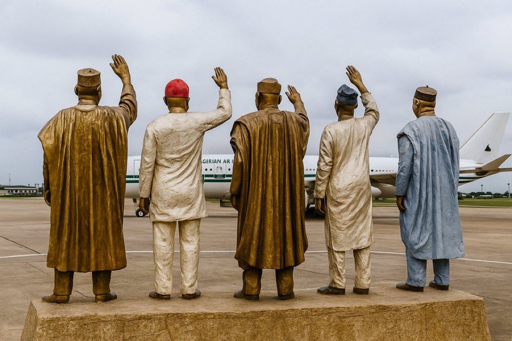 Living statues unveiled.
The commissioning is on Monday.