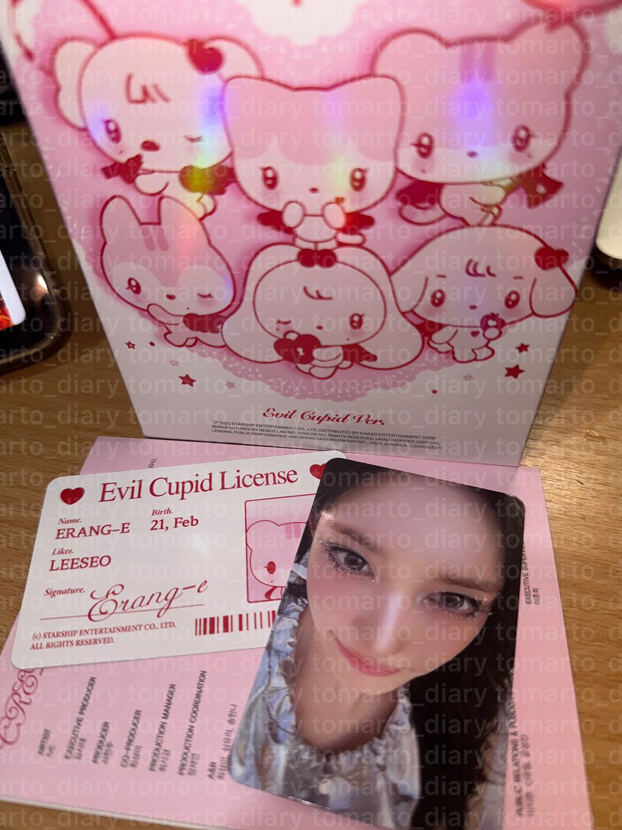 tomarto_diary's tweet photo. หาแลก ive secret - evil cupid ver. 💘
(ยังไม่ได้แกะตุ๊กตา)

เรา: อีซอ อีรังอี erang-e
คุณ: ยูจิน คังอันจี ganganji

dm only ka
#ตลาดนัดive #ตลาดนัดไอบึ https://t.co/NnVB3nGfow