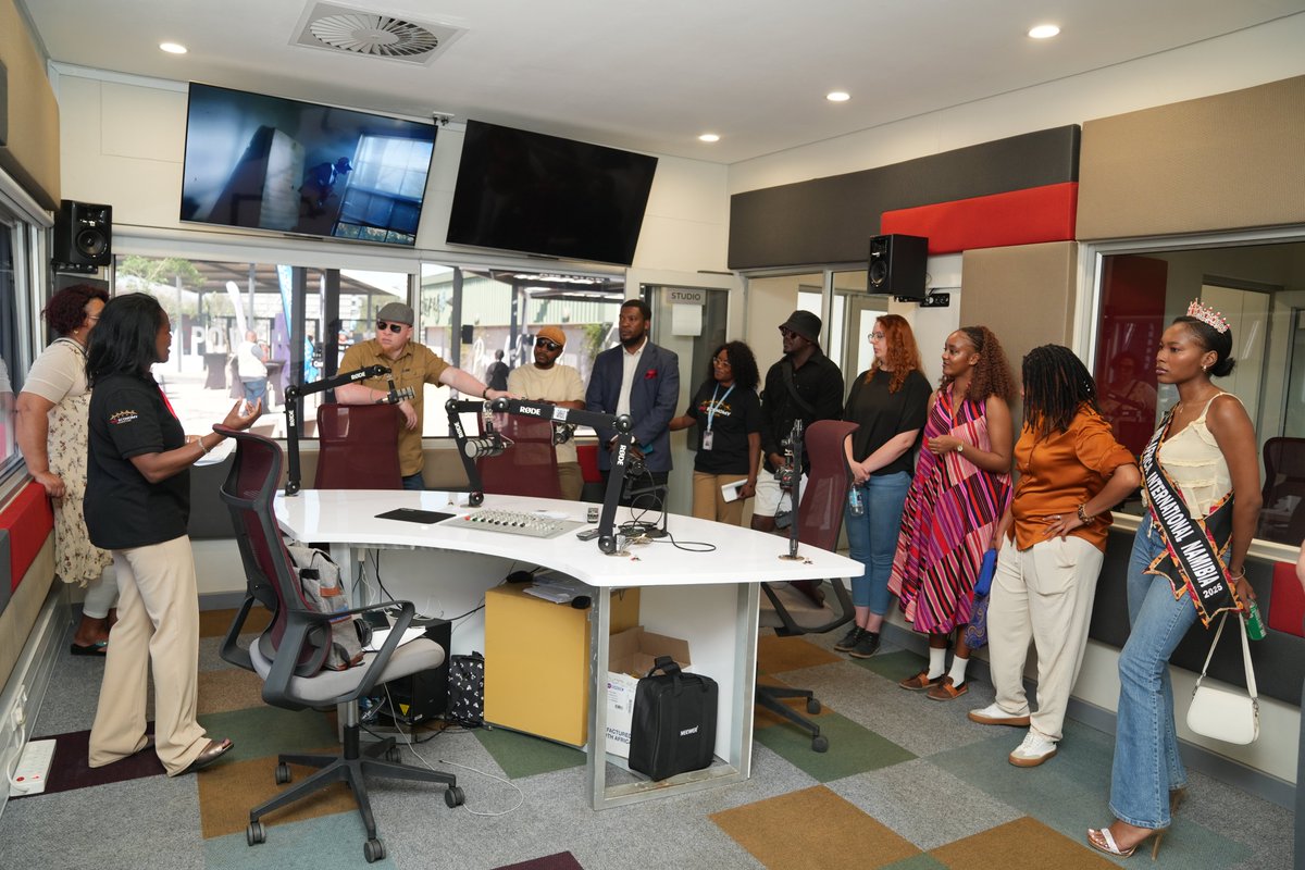 One_Namibia's tweet photo. Through campus tours and youth-focused programmes, guests experienced first-hand how their contributions are shaping opportunities for Namibia’s youth.
This #BeFreeFriday was a celebration that showcased the tangible impact of their support.
#BuildingResilience https://t.co/NeUWvws6Yn