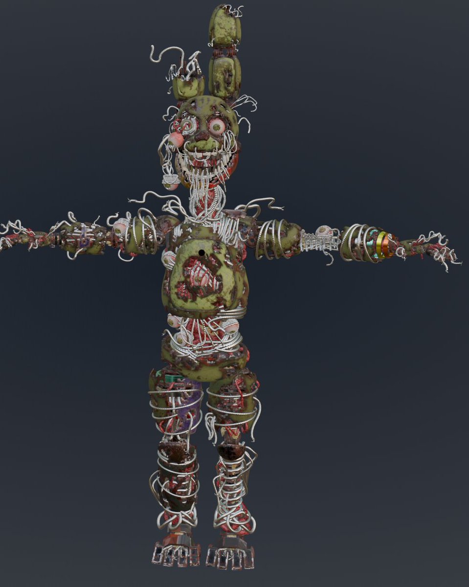 ennard springtrap done
i realy like this model
He spent a lot of my time.
#3d #fnaf #blender #fnaf3 #b3d