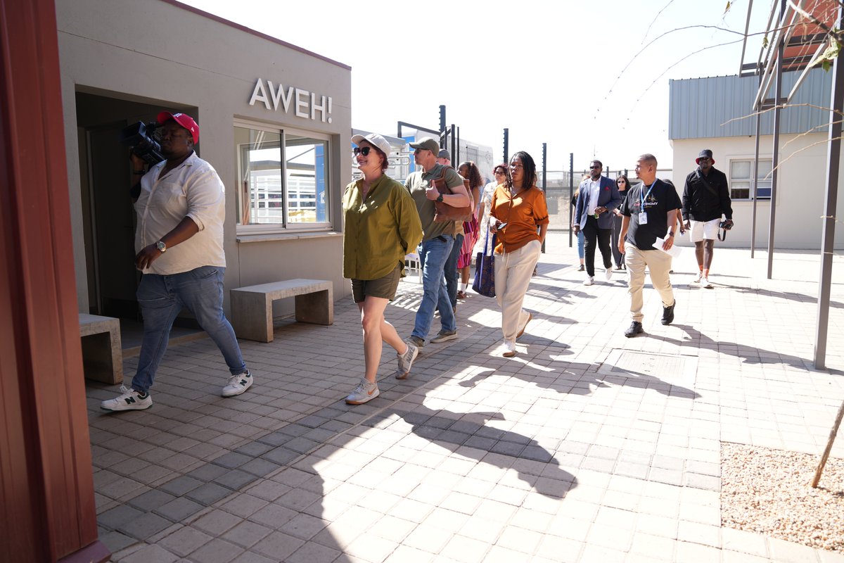One_Namibia's tweet photo. Through campus tours and youth-focused programmes, guests experienced first-hand how their contributions are shaping opportunities for Namibia’s youth.
This #BeFreeFriday was a celebration that showcased the tangible impact of their support.
#BuildingResilience https://t.co/NeUWvws6Yn