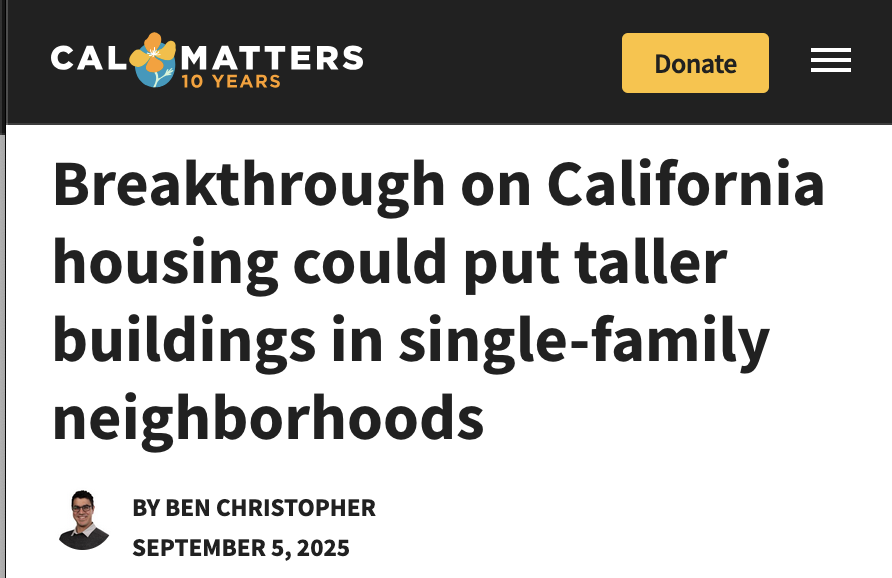 California YIMBY tweet media