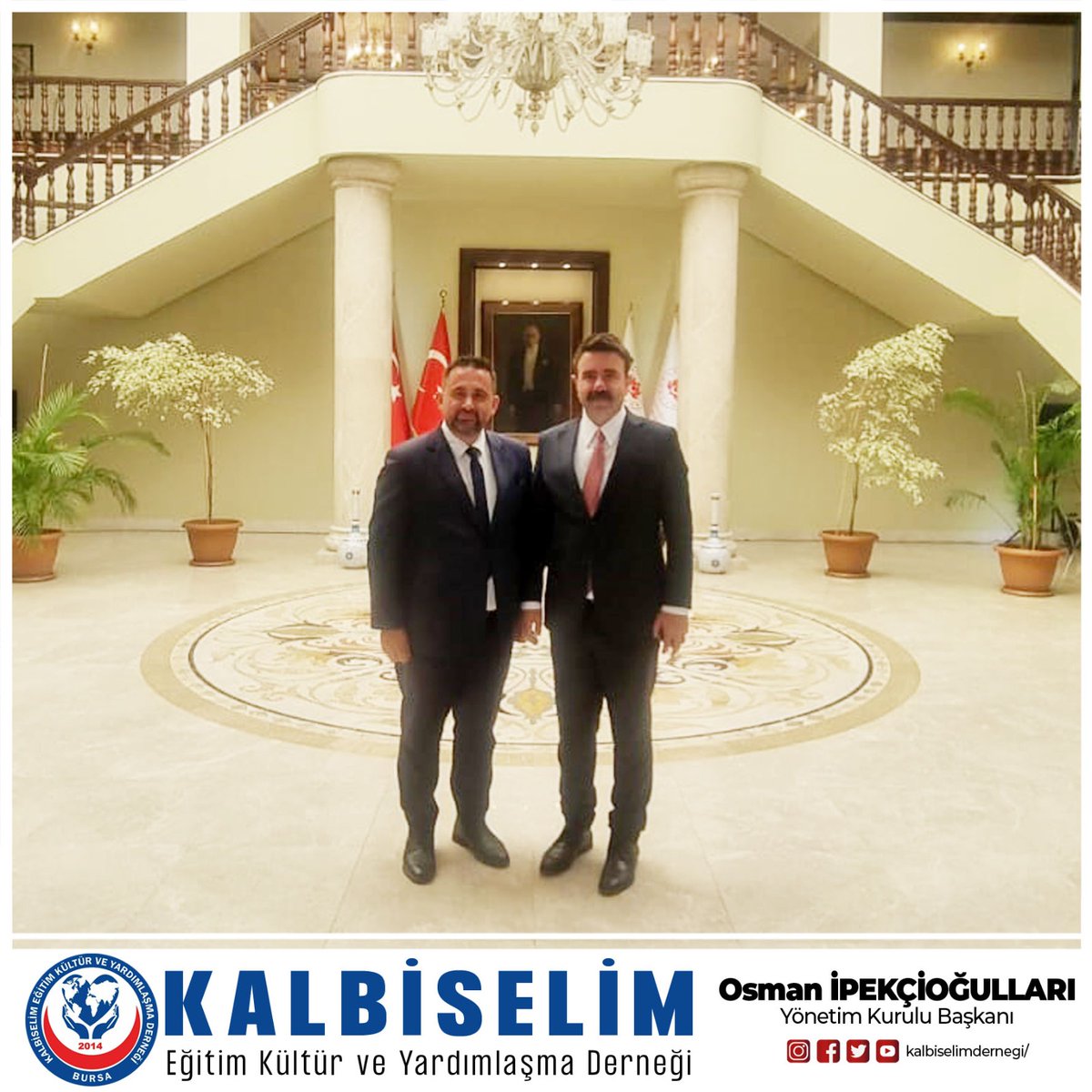 KalbiselimOsman's tweet photo. KALBİSELİM DERNEĞİNDEN BURSA VALİLİĞİNE ZIYARET
@TC_icisleri 
@AliYerlikaya 
@Gocidaresi 
@BursaValiligi https://t.co/leT0UQOGnE