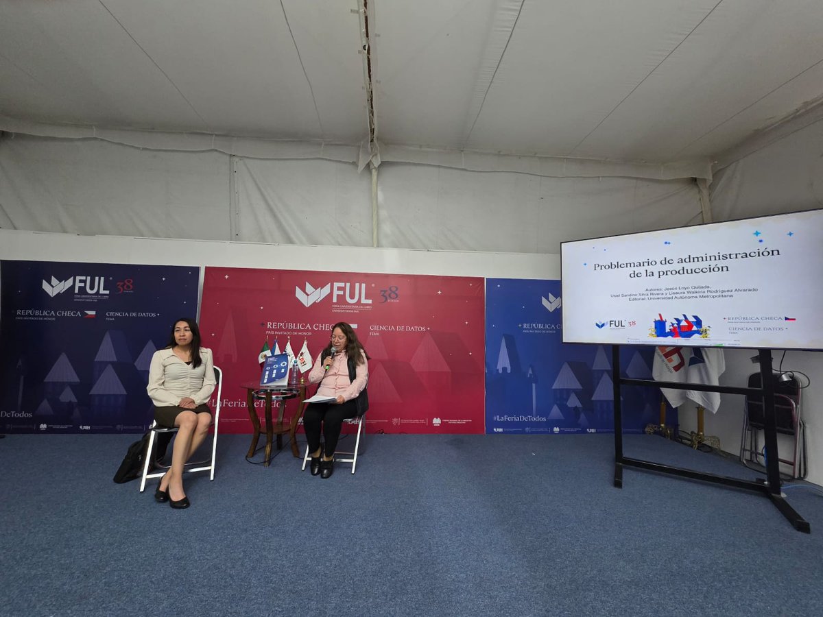 lauammx's tweet image. 📘 La Dra. Lisaura Walkiria Rodriguez Alvarado participó en la presentación de Problemario de Administración de la Producción en la Feria Universitaria del Libro.

Esta obra busca transformar la enseñanza de la Administración de operaciones.

#SoyUAM #LibrosUAM #Libros #Cultura…