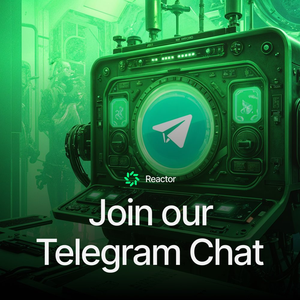 ReactorDEX's tweet photo. Control lights are green. The line is clear.

Join us on Telegram and be in the room.
Mark your place in Reactor history.

🔗 https://t.co/qy2KtCuxRP https://t.co/O6X0aqYhNL