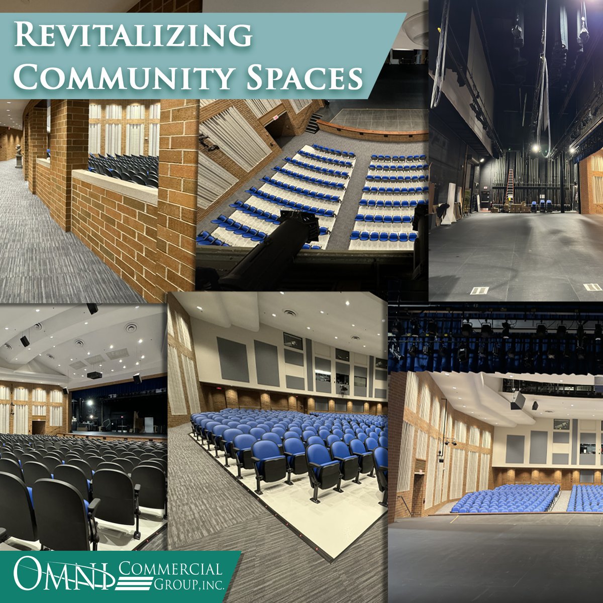 OmniCommercial1's tweet image. From new audio systems to ADA enhancements, see how Omni breathed new life into Larkin High School’s auditorium—a project rooted in our commitment to community.

Read the full story: zurl.co/FkADB

#CommunityProjects #OmniBuildsLocal #OmniCommercialGroup