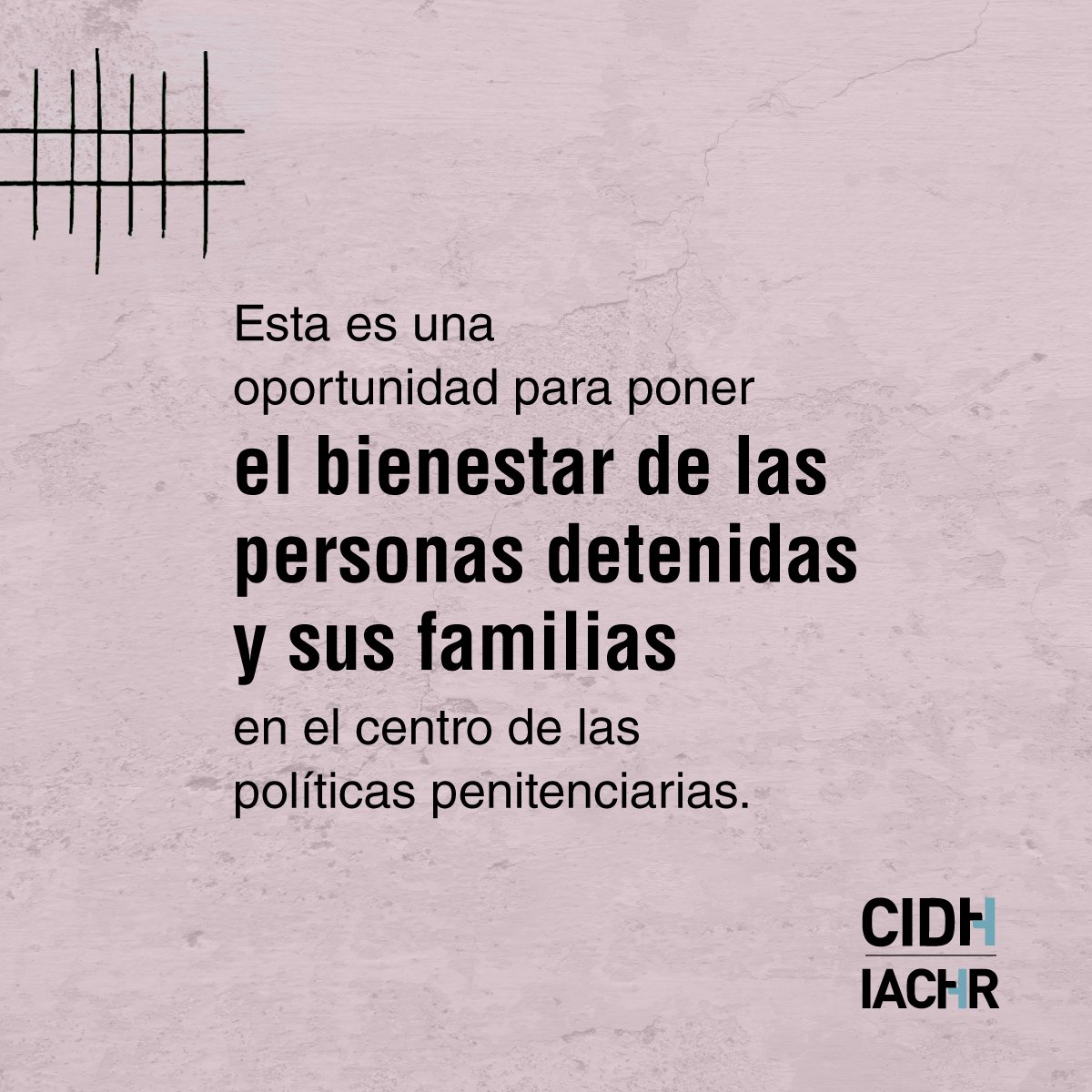 Proteger las familias y vínculos afectivos de #PersonasPrivadasdeLibertad no es solo una cuestión de humanidad, es una obligación jurídica y de voluntad política.  

La Resolución 02/25 traza una hoja de ruta para transformar los sistemas penitenciarios partiendo del respeto, la