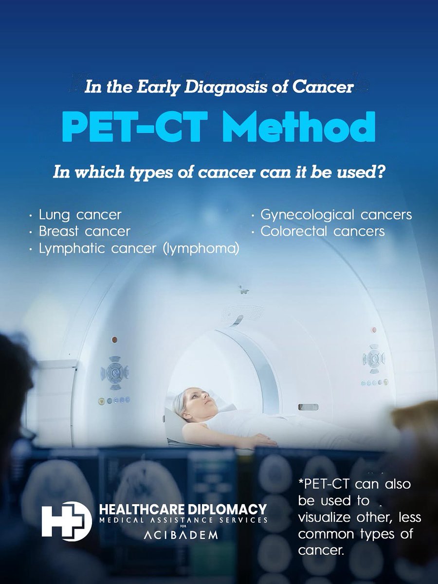 💙 PET-CT detects cancer, heart disease &amp; neurological disorders early. It combines metabolic &amp; anatomical imaging for precise treatment planning. Safe, painless &amp; effective—helping patients return quickly to daily life. 🌍

#HealthcareDiplomacy #PETCT #EarlyDiagnosis
