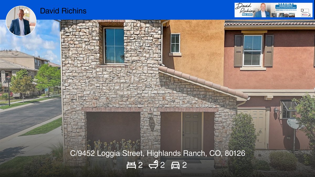 🛌 2 🛀 2 🚘 2
📍 C/9452 Loggia Street, Highlands Ranch, CO, 80126

My latest listing on RateMyAgent.

rma.reviews/u0s3c3sgghzc

...
#ratemyagent #realestate