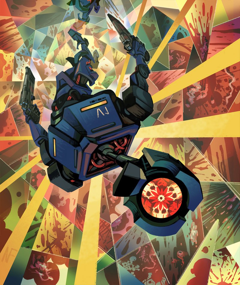 Wrap yourself in robes of cellophane!
Dance in the rainbow of tin!
The emperor's clothes. Refracted to Octillion!
Polyurethane clouds in a plexiglass prism!

#ULTRAKILL