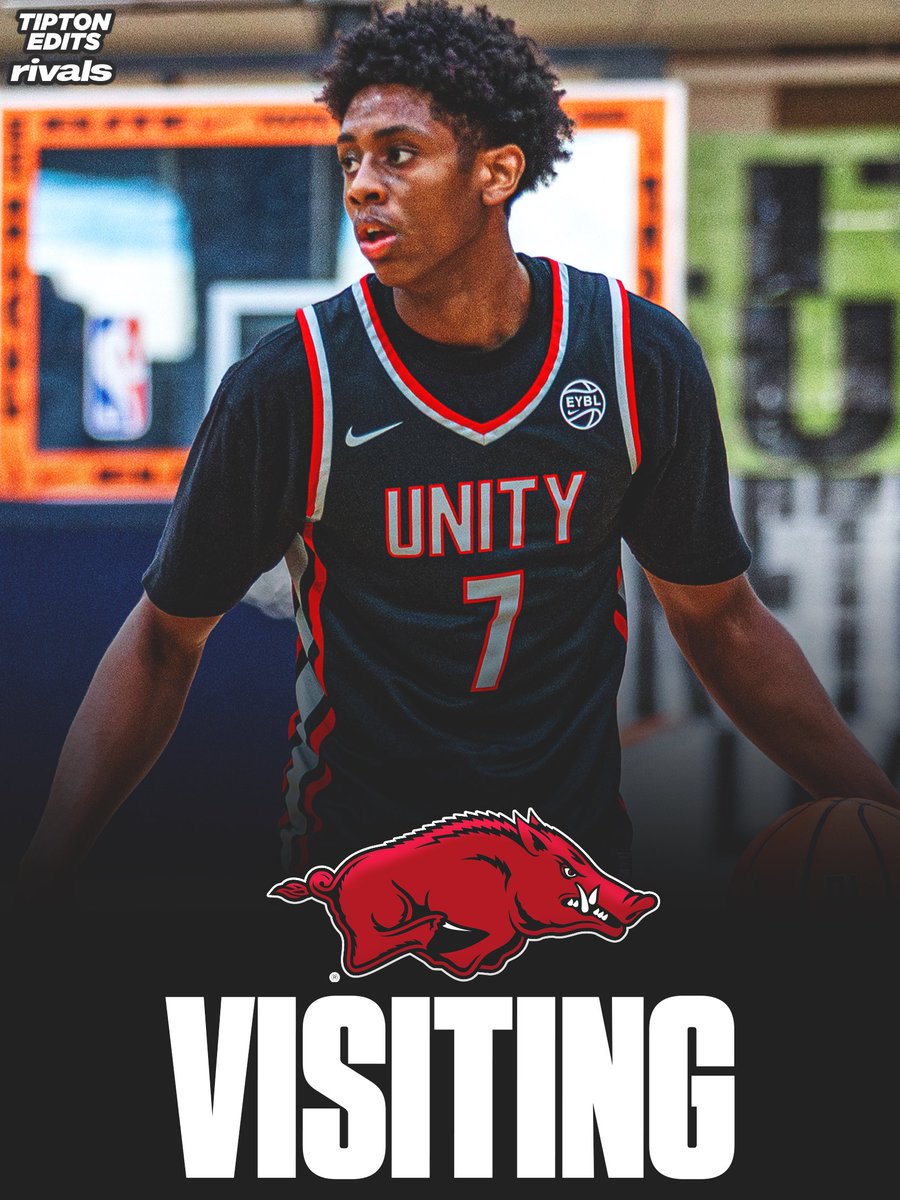 5⭐️ Brandon McCoy, the No. 2 overall player in the 2026 class, is currently on an official visit to Arkansas this weekend, sources tell <a href="/Rivals/">Rivals</a>. 

on3.com/rivals/news/fi…