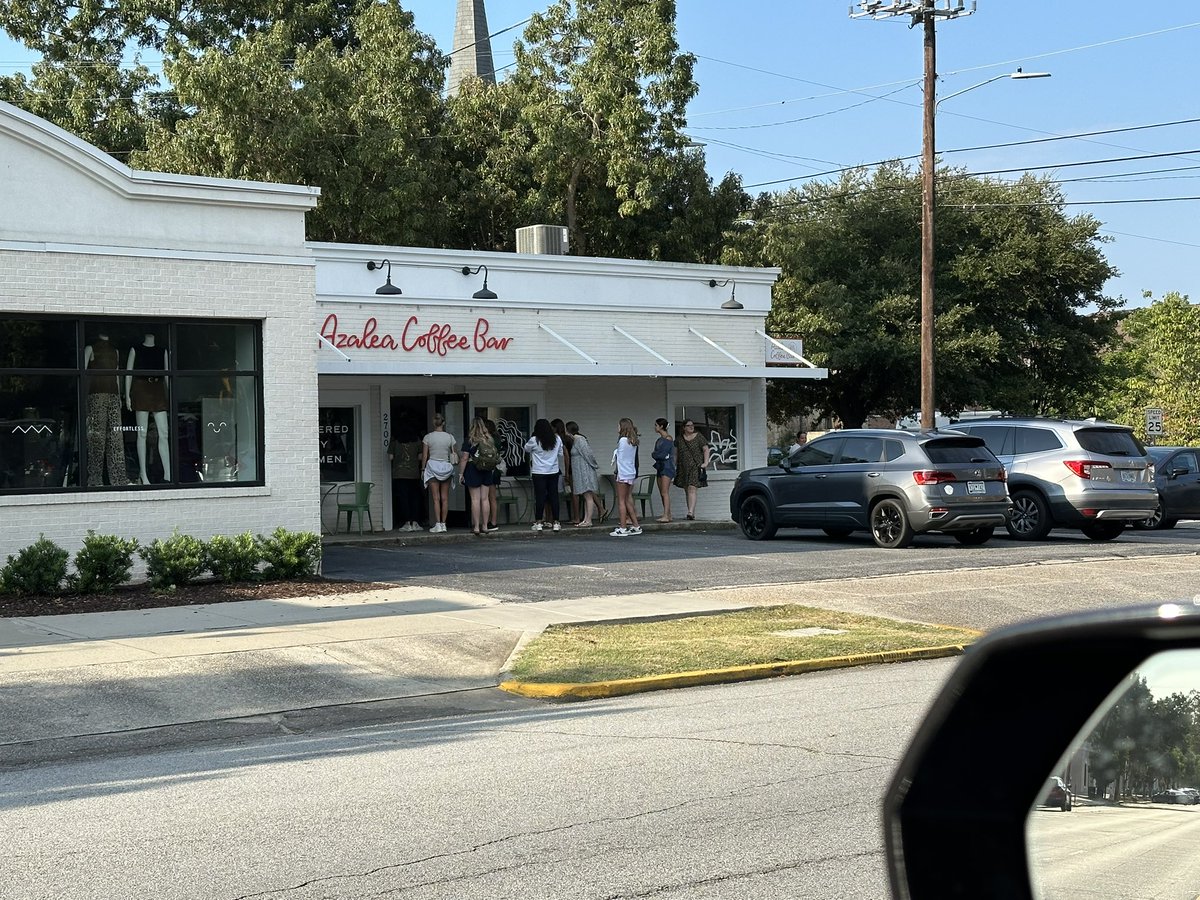 James Chavez (@james_a_chavez) on Twitter photo I couldnât figure out why the line at Azalea was so long. Then when I walked into Piecewise in Devine St, there was 20 people in line.
<a href="/Scout_Motors/">Scout Motors</a> youâve done more good and generated more revenue for these coffee houses in one day than they might do on their own in a week I couldnât figure out why the line at Azalea was so long. Then when I walked into Piecewise in Devine St, there was 20 people in line.
<a href="/Scout_Motors/">Scout Motors</a> youâve done more good and generated more revenue for these coffee houses in one day than they might do on their own in a week
