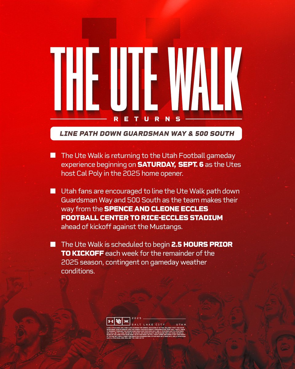 Utah Football tweet media