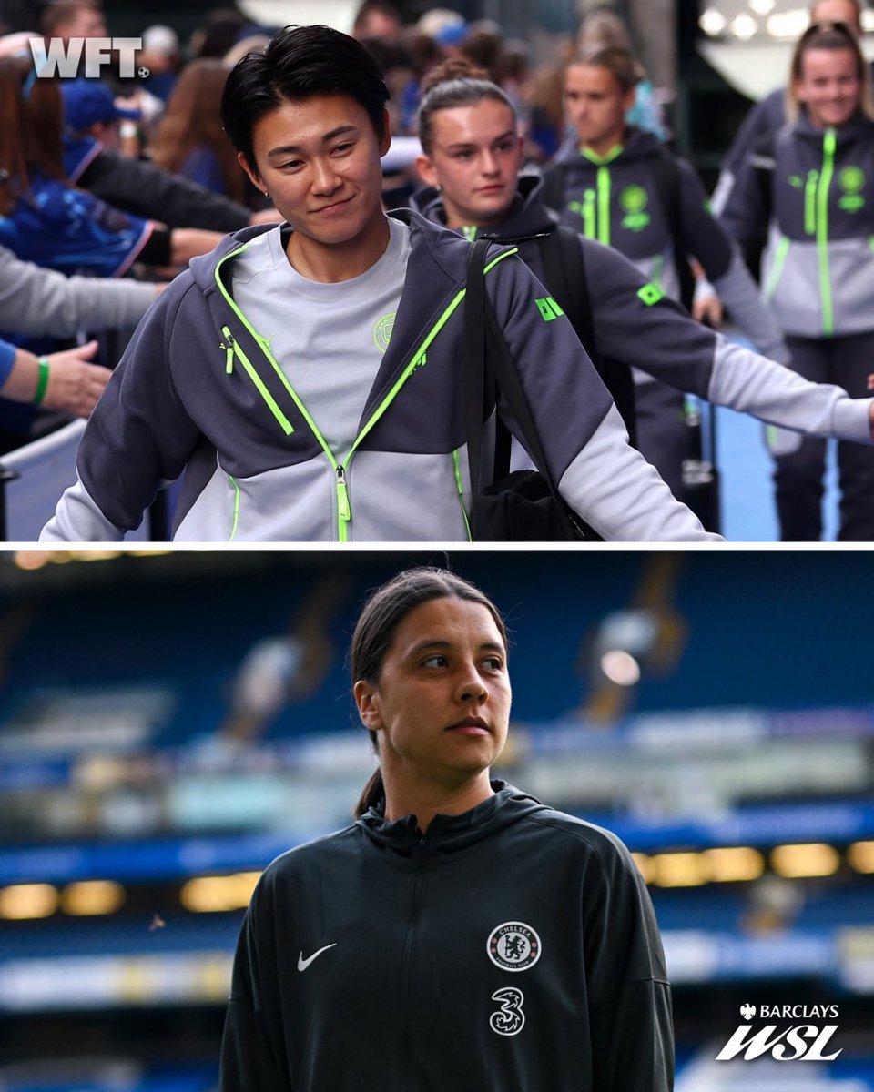 Kick off is at 7:30 for Chelsea vs Man City, here’s some of the team news!

Chelsea hand a debut to Ellie Carpenter, plus Sam Kerr is on the bench.

Man City have summer signings Jade Rose and Sydney Lohmann starting, plus there’s a start for Lily Murphy.

#CHEMCI #BarclaysWSL