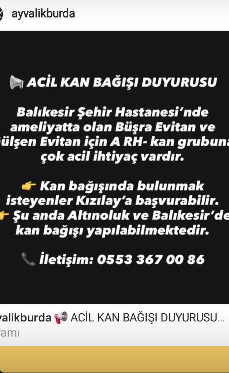 ACİL.... ACİL... 

KAN İHTİYACI.... 

#MuhalefetTekYürekOl