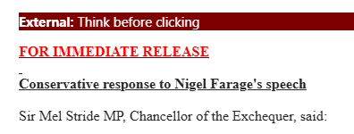 Turns out we *have* got a new chancellor