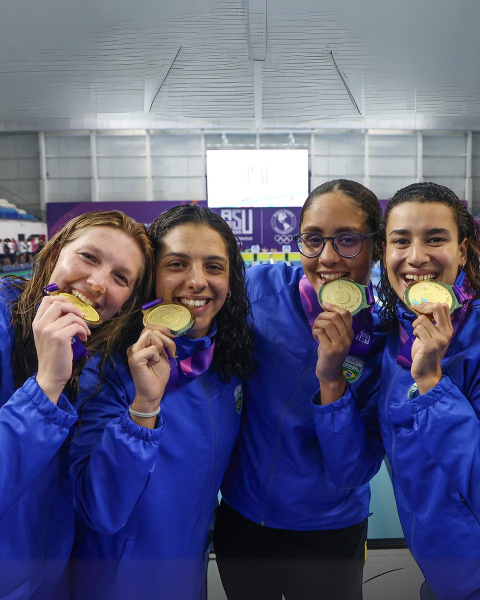 GOAT dos Jogos Pan-Americanos Júnior.

Stephanie Balduccini, oito ouros e uma história que continua crescendo.🇧🇷.

#PanamSports