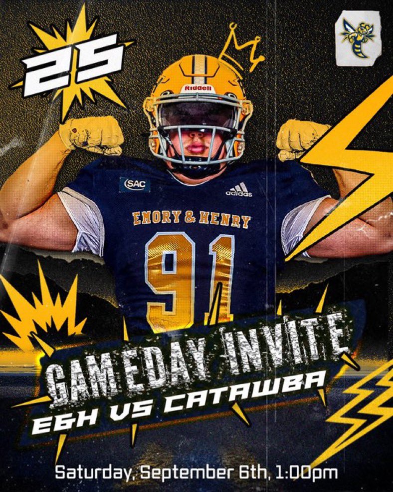 Shannon Wingate Jr (@shannonwingate0) on Twitter photo Excited to be <a href="/EmoryHenry_FB/">E&H Football</a> this weekend! Thank you <a href="/CoachTall/">Bruce Tall</a> for the invite!!
<a href="/MHSBlueDevilsFB/">Maiden HS Football</a>
<a href="/CoachB46458203/">CoachByrneMHS</a> Excited to be <a href="/EmoryHenry_FB/">E&H Football</a> this weekend! Thank you <a href="/CoachTall/">Bruce Tall</a> for the invite!!
<a href="/MHSBlueDevilsFB/">Maiden HS Football</a>
<a href="/CoachB46458203/">CoachByrneMHS</a>